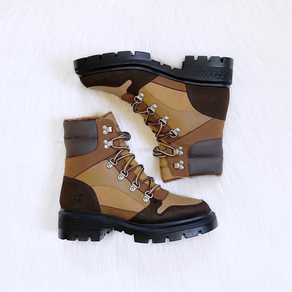 Timberland Women’s Cortina Valley Waterproof Warm Lined Wheat Boots - Picture 6 of 7